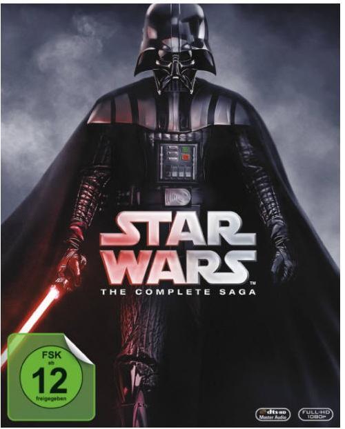 La saga complète de Star Wars I-VI (Blu-ray, 2015, Allemand, Anglais)