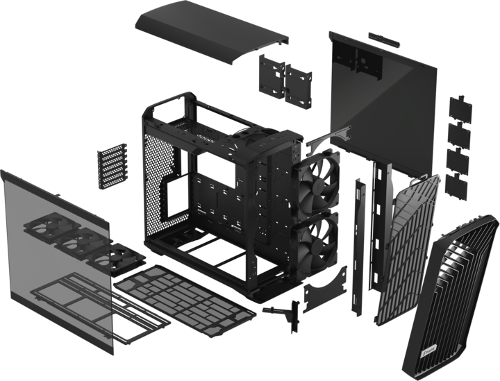 Produktbild Fractal Torrent Black TG Light (ATX)