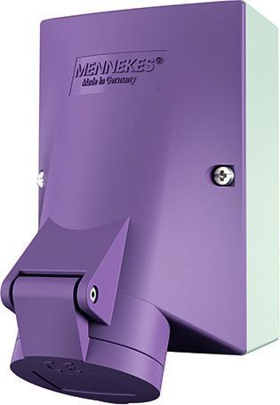 Actual product image Mennekes MEN 584 16A3P 25V Wall box IP44
