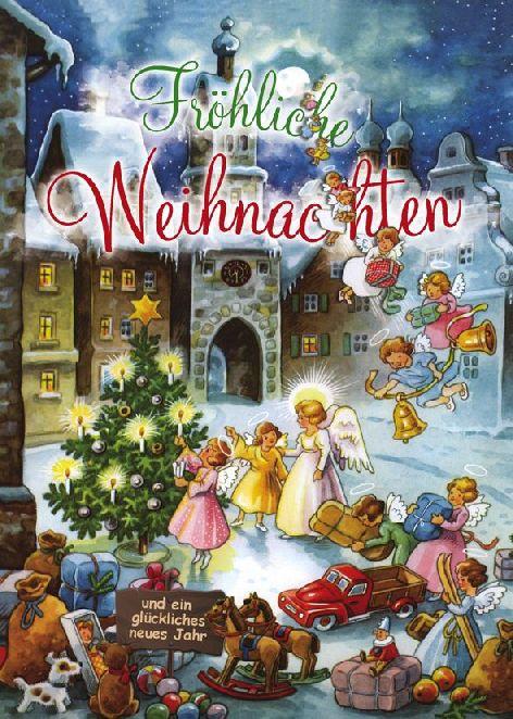 Süssmeier-Leonas Soundkarte Weihnachten mit Lichteffekt und Musik "Stille Nacht" (1 Stk.)