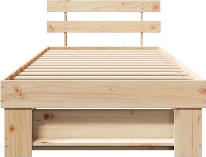 Actual product image vidaXL Plattformbett (100 x 200 cm)