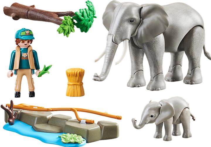 Produktbild Playmobil Elefanten im Freigehege (70324, Playmobil Family Fun)
