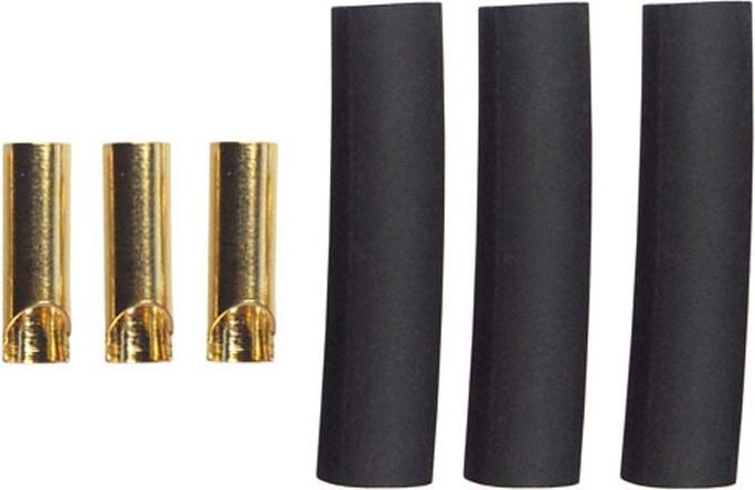 Team Orion Avionics Gold plug 3.5mm Female 3pcs. w/shrink