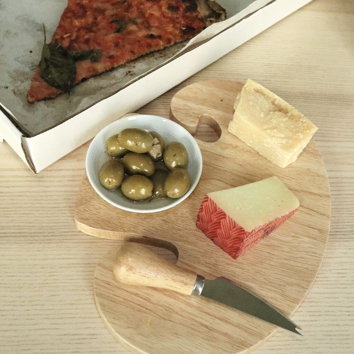 Actual product image Kikkerland Mushroom Cutting Board & Knife
