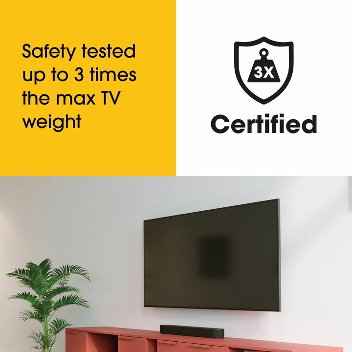 Actual product image Vogels Ma3010-b1 Tilted Bracket (Wall, 65", 40 kg)