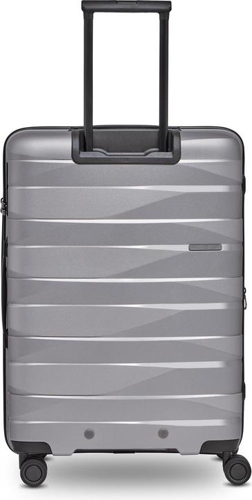 Actual product image Bergpfeil Travel 4-wheel suitcase set, 3-piece, with stretch fold (228 l)