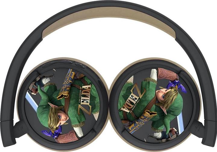 Actual product image The Legend of Zelda Childrens/Kids Link Wireless Headphones (ANC, 24 h, Wireless)