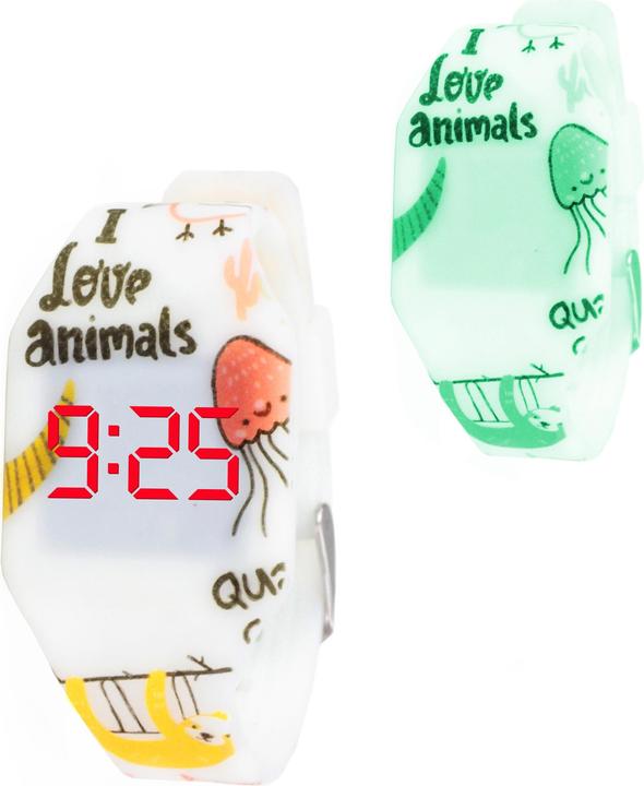 Image du produit Kiddus Montre LED numérique Frog King (Montre numérique, 32 mm)