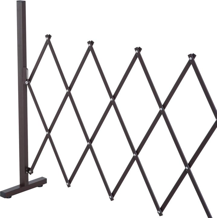 Image du produit Outsunny Zaun Aluminium, Eisen Dunkelbraun