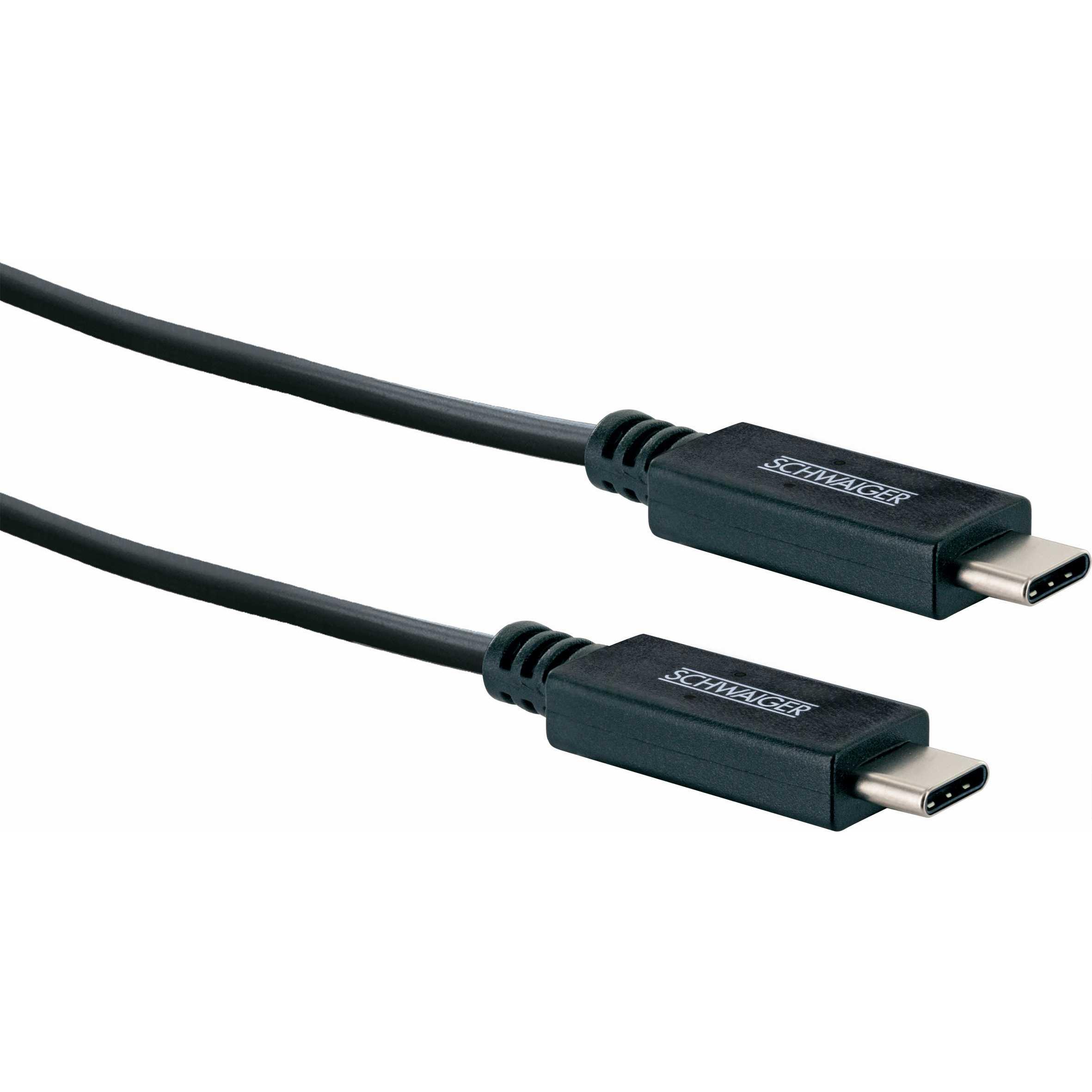 Thumbnail - Schwaiger USB C Kabel (1 m, USB 2.0), USB Kabel