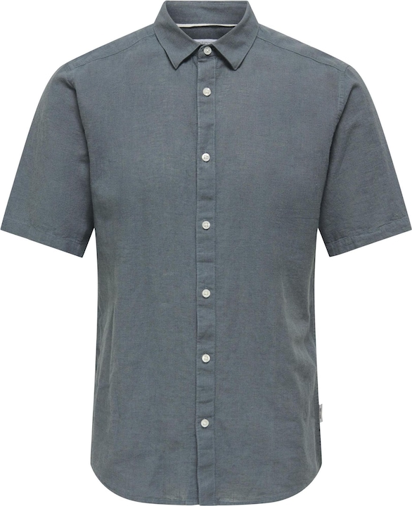 Only & Sons Onscaiden Life Ss Solid Linen Shirt Noos
