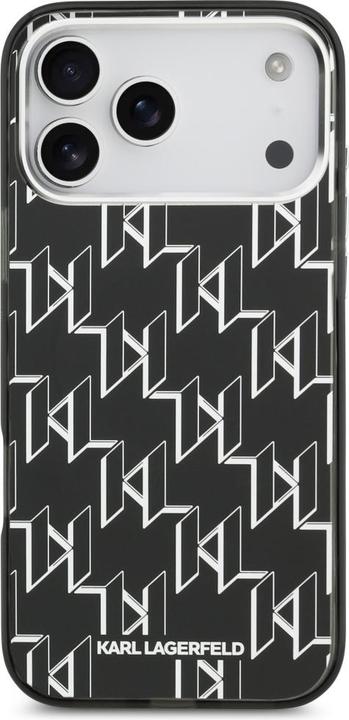 Immagine prodotto Karl Lagerfeld - IML MagSafe KL Monogram (KLHMP17XHMIKLMEK) - iPhone 17 Pro Max - Black (Apple iPhone 17 Pro Max)