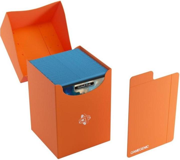 Actual product image Gamegenic GGS25038 - Deck Holder 100+ Orange Card Box
