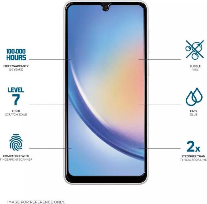 Immagine prodotto Eiger Mountain Glass Clear Edge (1 pz., Samsung Galaxy A34 5G)