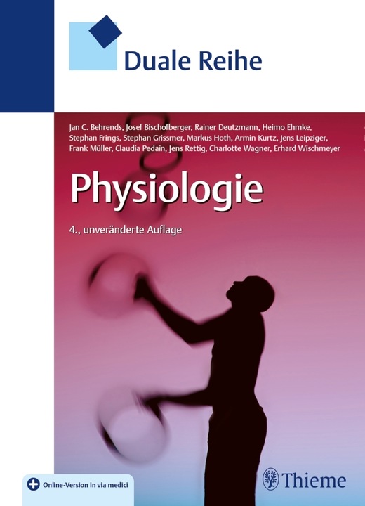 Produktbild Duale Reihe Physiologie (Deutsch, Rainer Deutzmann, Jan Behrends, Stephan Frings, Heimo Ehmke, Josef Bischofberger, 2021)