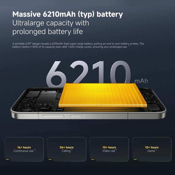 Produktbild Xiaomi Poco F8 Pro (256 GB, Blue, 6.59", Dual SIM, 5G)