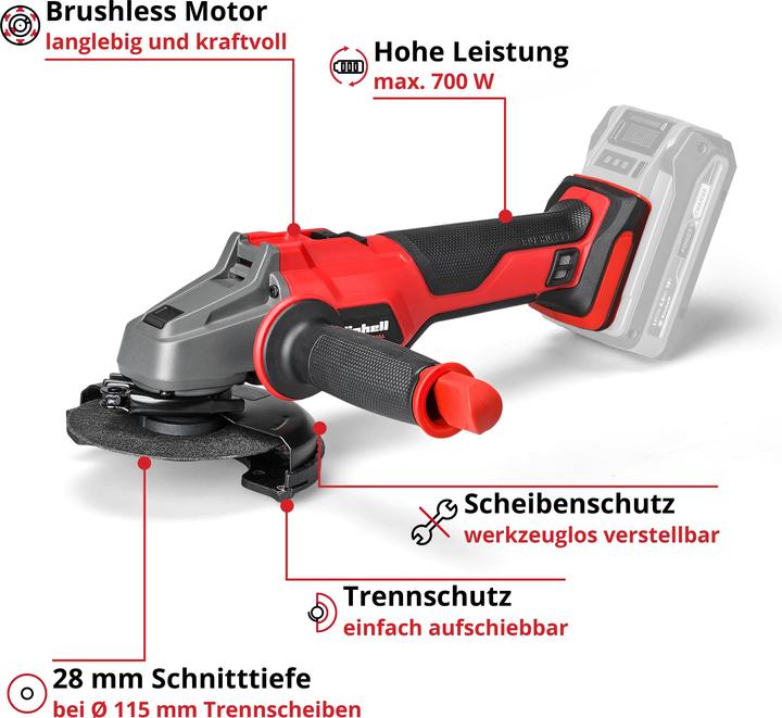 Image du produit Einhell Axxio 18/115 (115 mm)