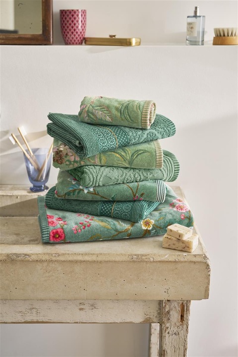 Produktbild PIP Studio Secret Garden Waschhandschuh green 16x22cm (1 Stück)