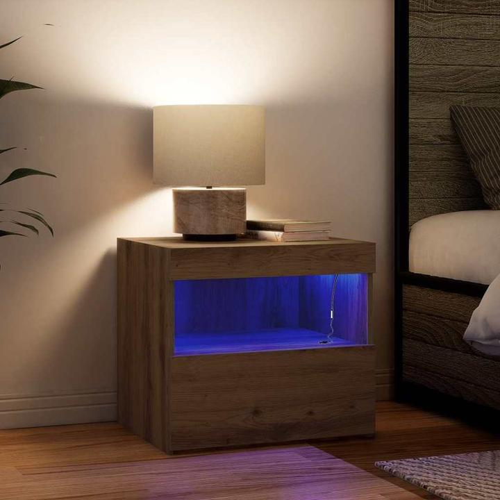 Actual product image vidaXL Bedside table (50 x 40 x 45 cm)