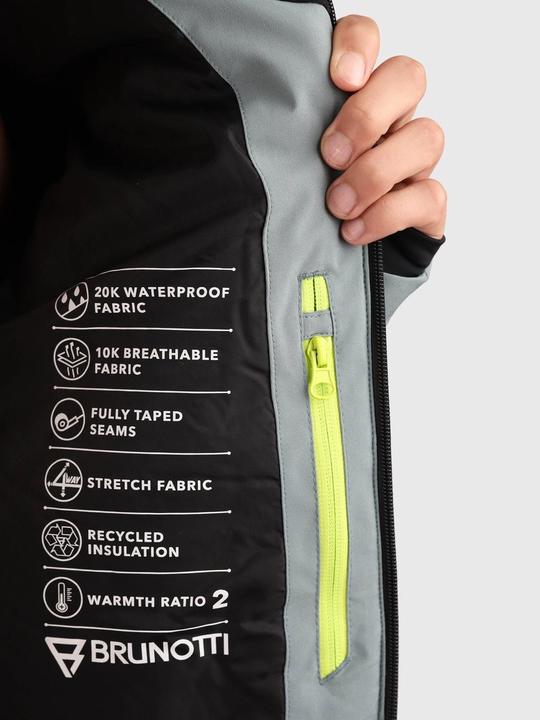 Produktbild Brunotti Morrow Heren Wintersport Ski Jas - Groen - XXL (XXL)