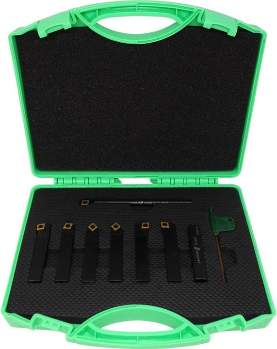 Actual product image Paulimot Turning chisel set with inserts, 6 mm, 7-piece incl. boring bar (6 mm)
