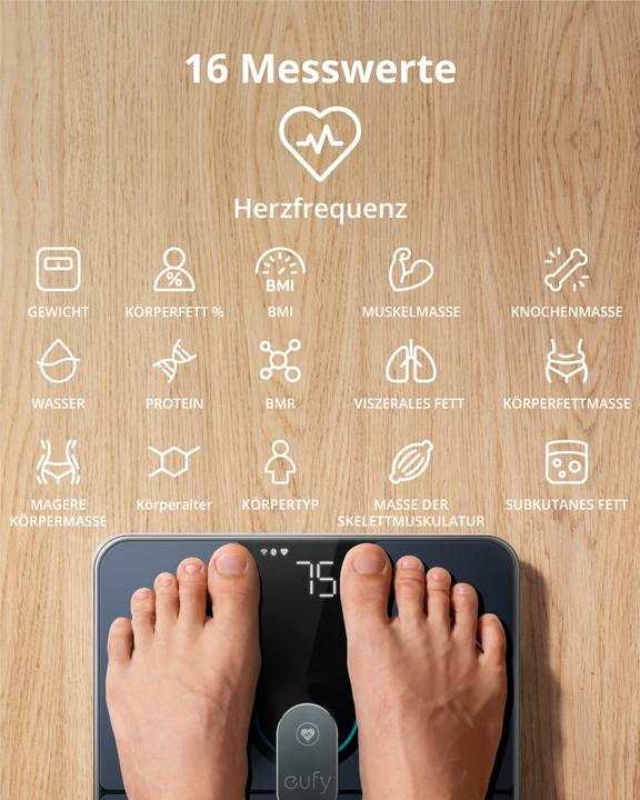 Produktbild eufy Personenwaage Smart Scale P2 Pro