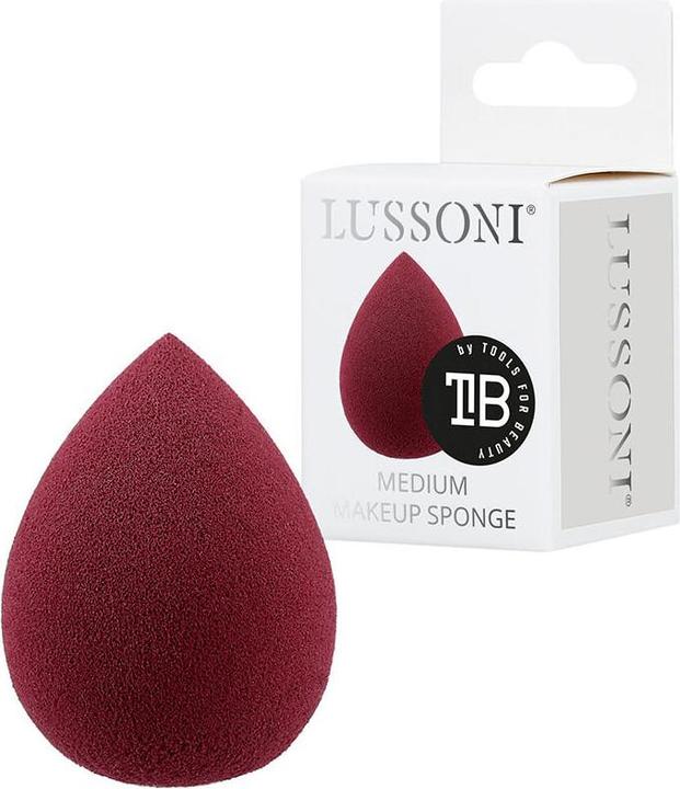 Produktbild Tools for Beauty T4B LUSSONI Medium Drop-Shaped Makeup Sponge Blender Sponge Burgundy