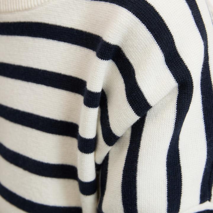 Produktbild La Redoute Collections Gestreifter Pullover mit Rundhalsausschnitt (L)