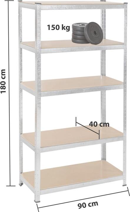 Produktbild tectake Schwerlastregal