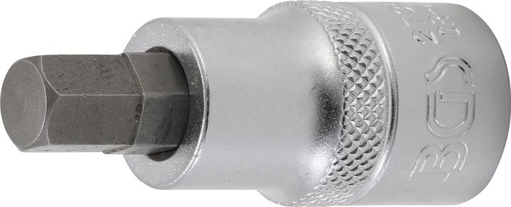 Actual product image BGS Bit Socket length 55 mm 12.5 mm (1/2") Drive internal Hexagon 3/8" (12.5 mm)