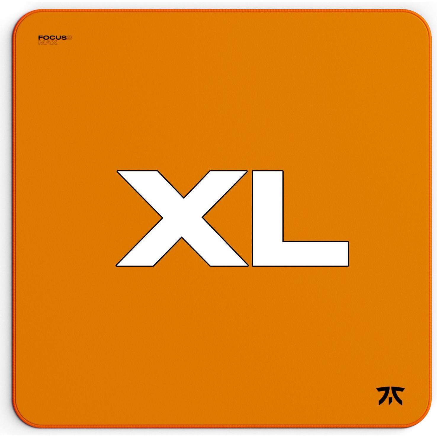 Fnatic Max Focus 3 XL Pro Gaming Mouse Mat, Sunrise Orange Smooth Cloth Control Surface, Water Resis (XL), Mausmatte, Or...