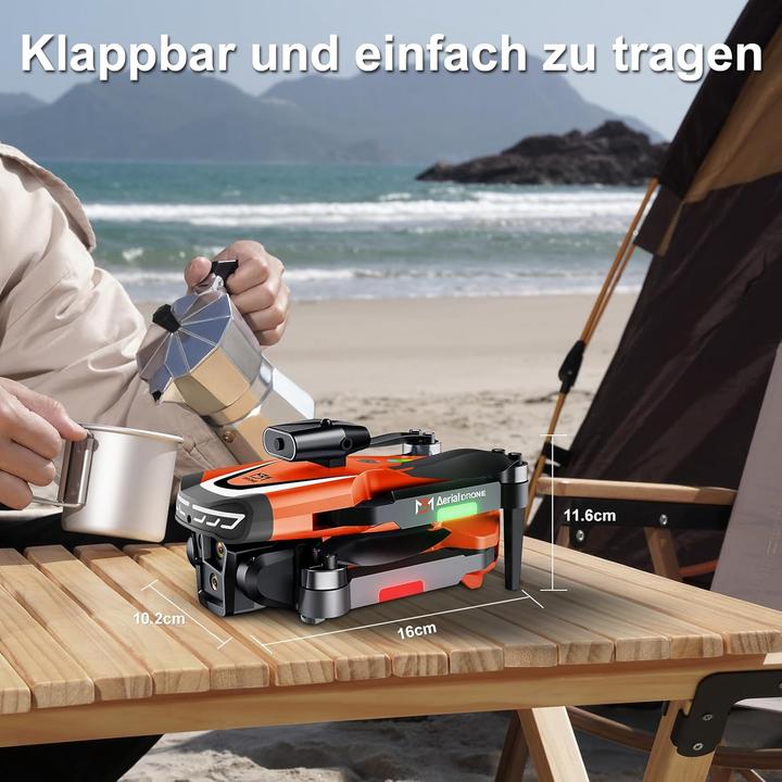 Image du produit Grutoly Drohne mit 4K-Kamera und 360° Hindernisvermeidung (40 min)