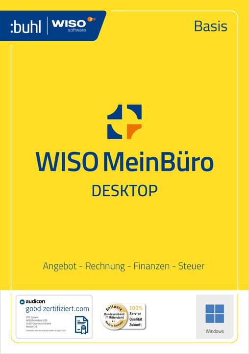 Buhl Data Service Buhl Data WISO My Office Desktop Basic 365 ESD (1 User, 12 months)