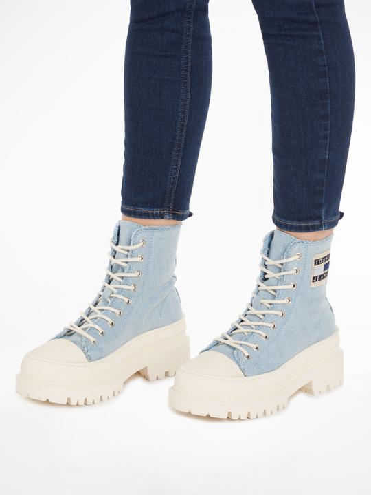 Image du produit Tommy Hilfiger Chaussures Femmes TJW Foxing Denim Boot Jeans (39)