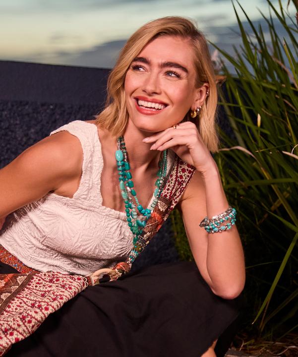 Produktbild Joe Browns Multi-layer Beaded Necklace (Clay / Stone beads, Glass beads, METALS)