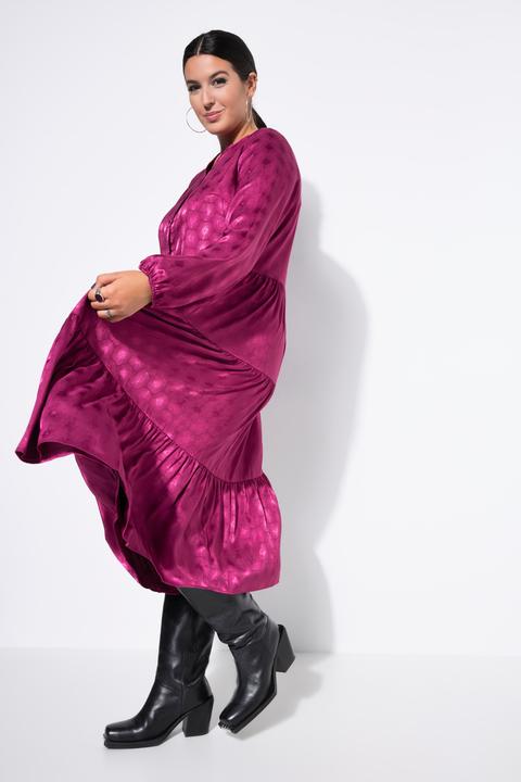 Actual product image Studio Untold Maxikleid, A-Line, schimmernder Ray-Print (50, 52)