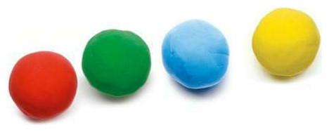 Actual product image Djeco Large kneading set (4 colours, 15 tools)