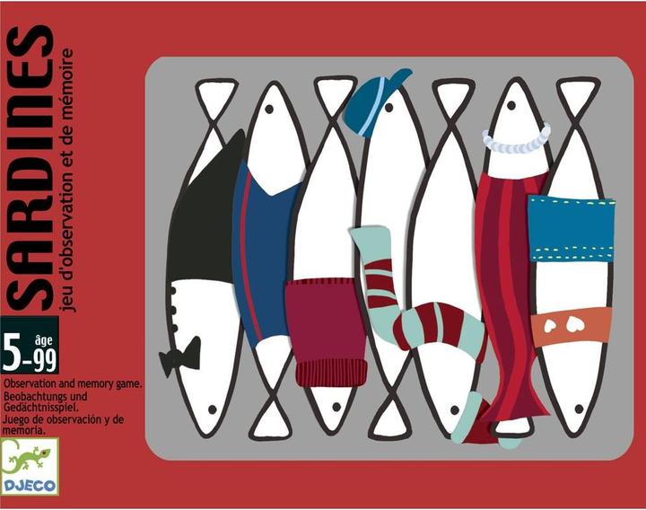 Image du produit Djeco Sardines (Français, Italien, Anglais, Allemand)