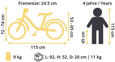 Image du produit Bikestar Hardtail (16")
