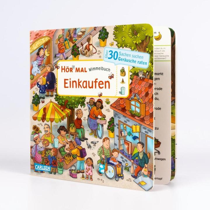 Actual product image Hör mal (Soundbuch): Wimmelbuch: Einkaufen (German)