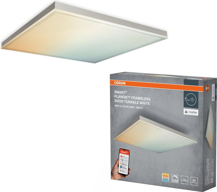 Produktbild Osram SMART+ Matter Planon Frameless 300x300mm Tunable White (1600 lm)
