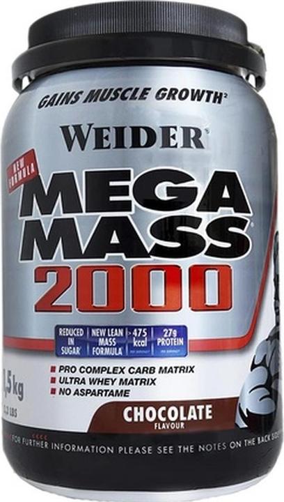 Produktbild Weider Mega Mass 2000 (1500 g, Schokolade)
