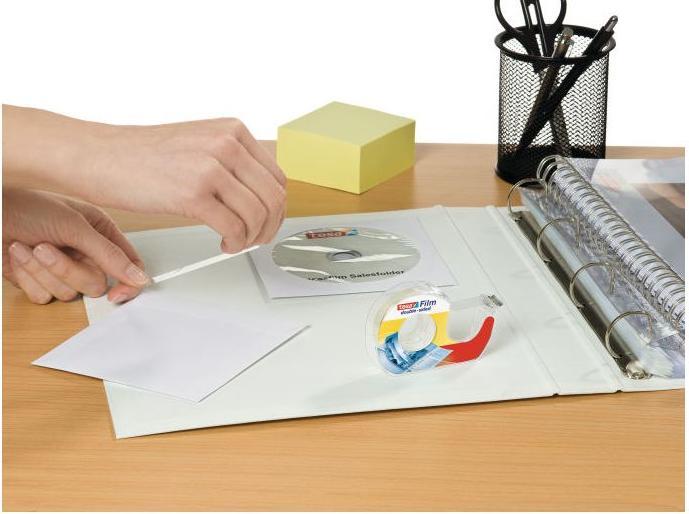 Immagine prodotto tesa Dispenser per nastro adesivo e 1 rotolo a doppia faccia (87 mm)