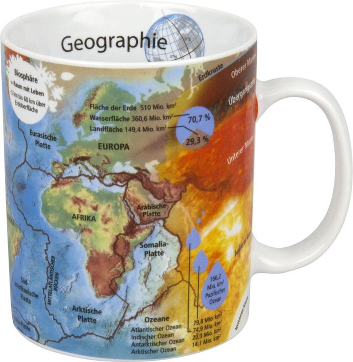 Immagine prodotto Könitz Tazza da caffè "Geografia (490 ml, 1 x)