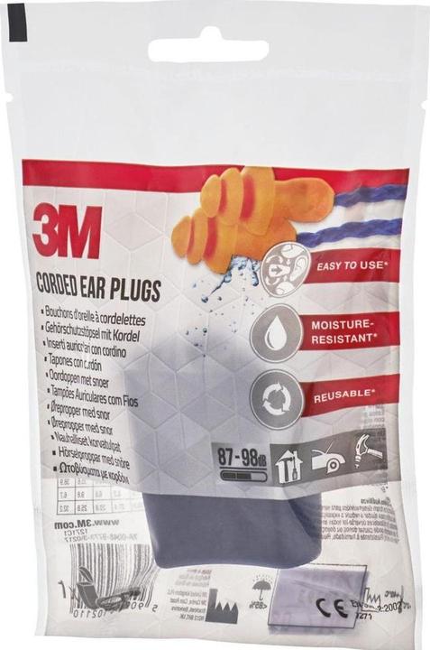 Immagine prodotto 3M Tappi di protezione per l'udito con cavo (1 x)