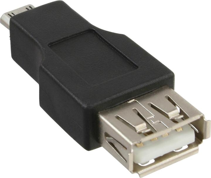 Produktbild InLine Micro-USB Adapter Micro-B Stecker an USB-A Buchse (4.40 cm)