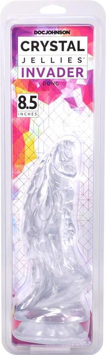 Produktbild Doc Johnson Invader - Fantasy Dildo - 8.5 / 21,6 cm - Clear