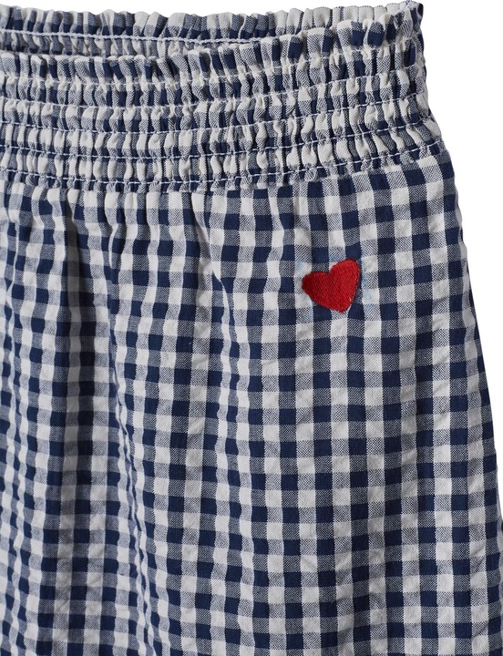 Navy plaid