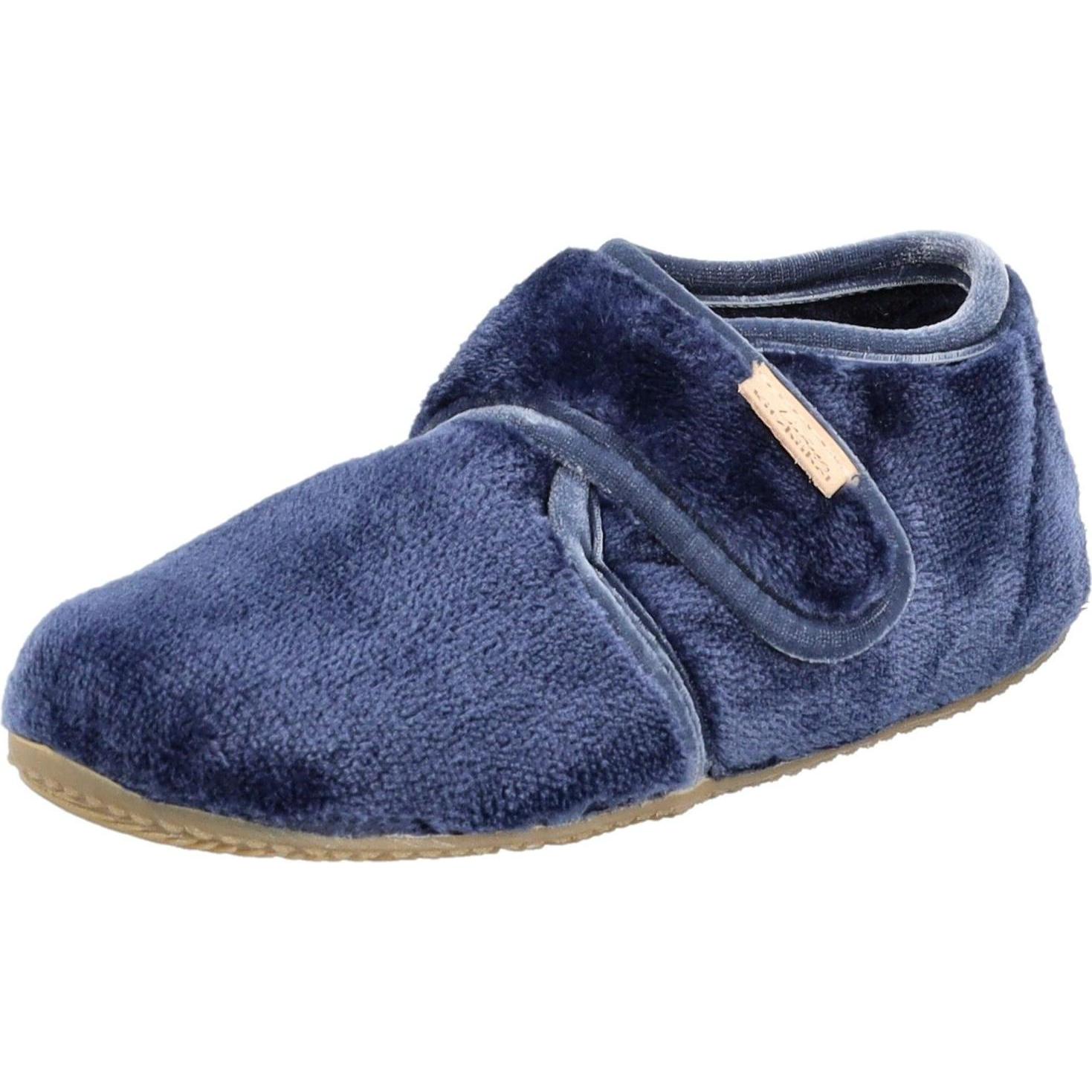 Living Kitzbühel, Unisex, Babyschuhe, Baby's Klettschuh Samt Unifarben, Blau, (29)