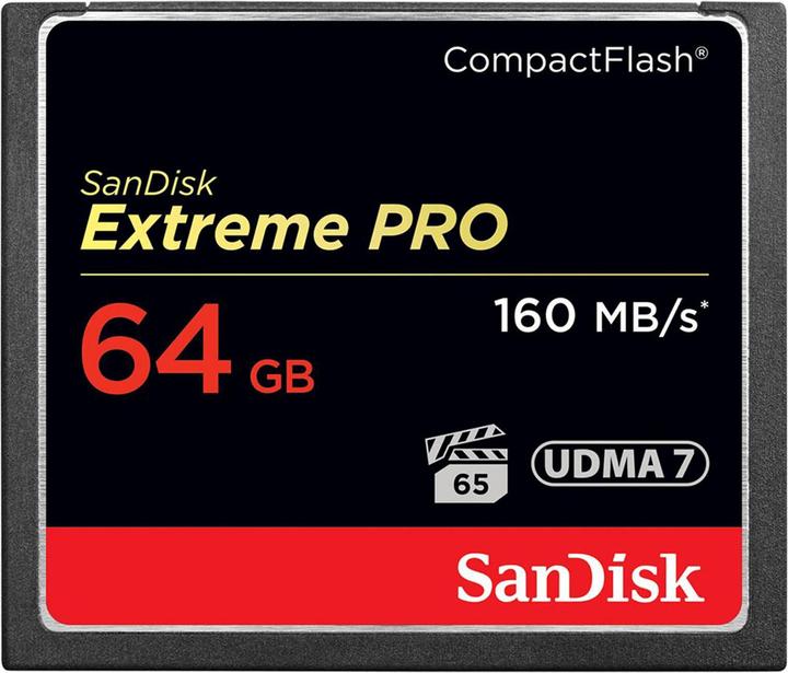 Image du produit SANDISK Extreme Pro Compact Flash (64 Go, CF)